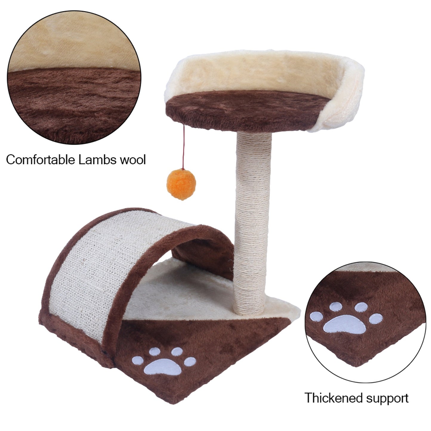 Cat Scratching Post, Climbing Tree Chair, Kitten Table Mat Furniture Protector