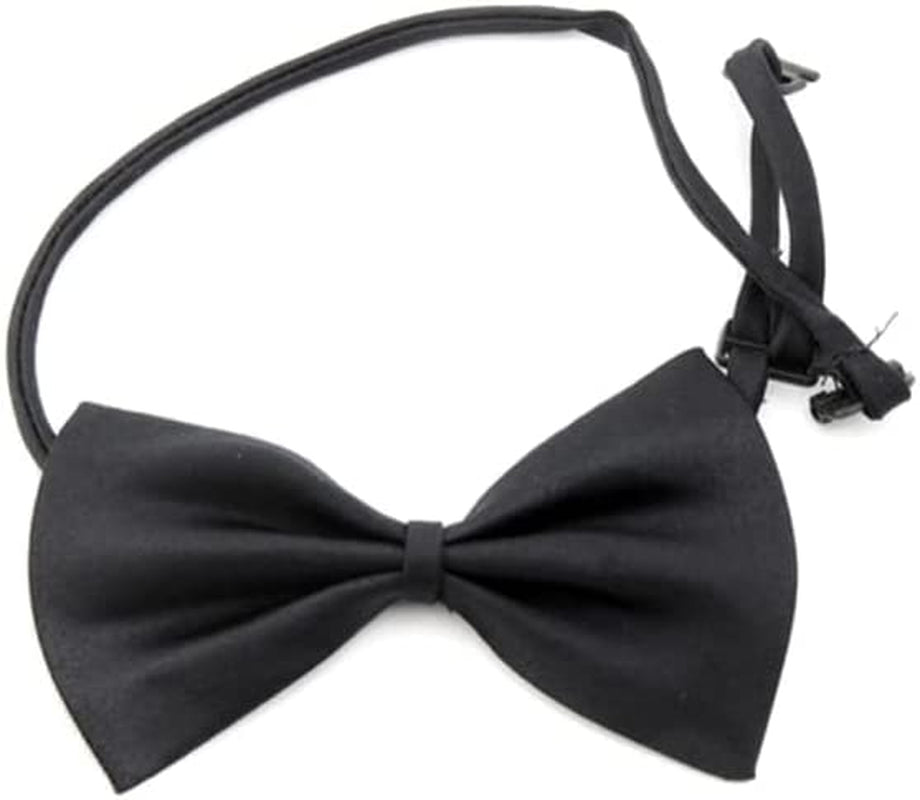 ULTECHNOVO Dog Bow Tie for Large Dogs, Adjustable Formal Dog Bowtie Collars for Medium Large Pet Cat Dog Christmas Wedding Birthday Graduation Holiday Homecoming Grooming Neck Bows Animals & Pet Supplies > Pet Supplies > Dog Supplies > Dog Apparel ULTECHNOVO Black  