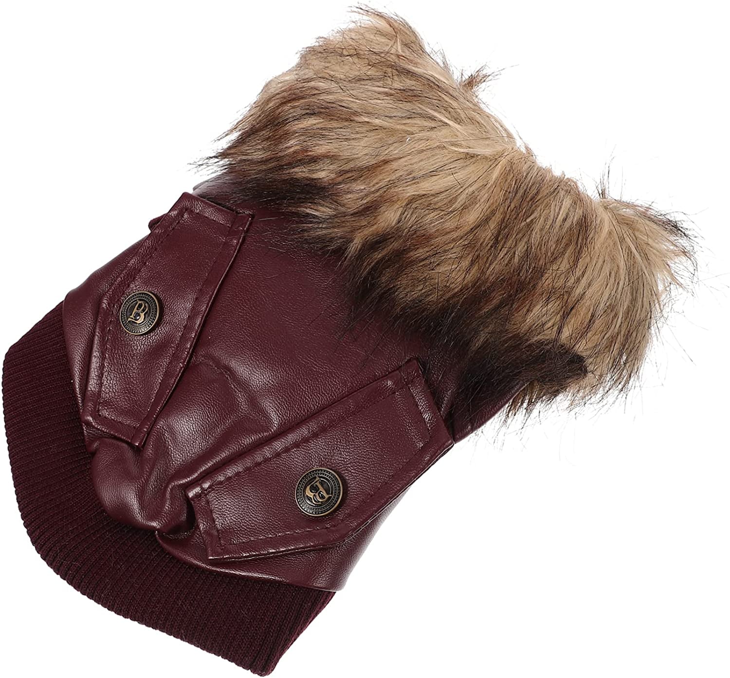 Ipetboom Warm Dog Jacket Dresses for Winter Puppy Coats Puppy Clothes Windproof Dog Clothes Winter Cat Clothes Winter Dog Coat Dog Cold-Proof Costume Pet Clothes Puppy Winter Jacket Cosplay Animals & Pet Supplies > Pet Supplies > Dog Supplies > Dog Apparel Ipetboom Red S 