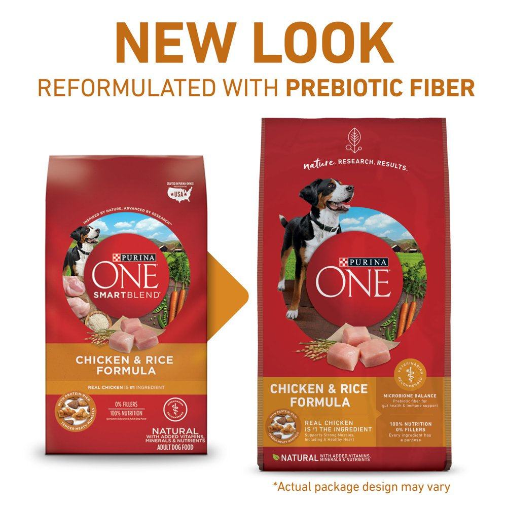 Purina ONE Natural Dry Dog Food, Smartblend Chicken & Rice Formula, 4 Lb. Bag Animals & Pet Supplies > Pet Supplies > Small Animal Supplies > Small Animal Food Nestlé Purina PetCare Company   