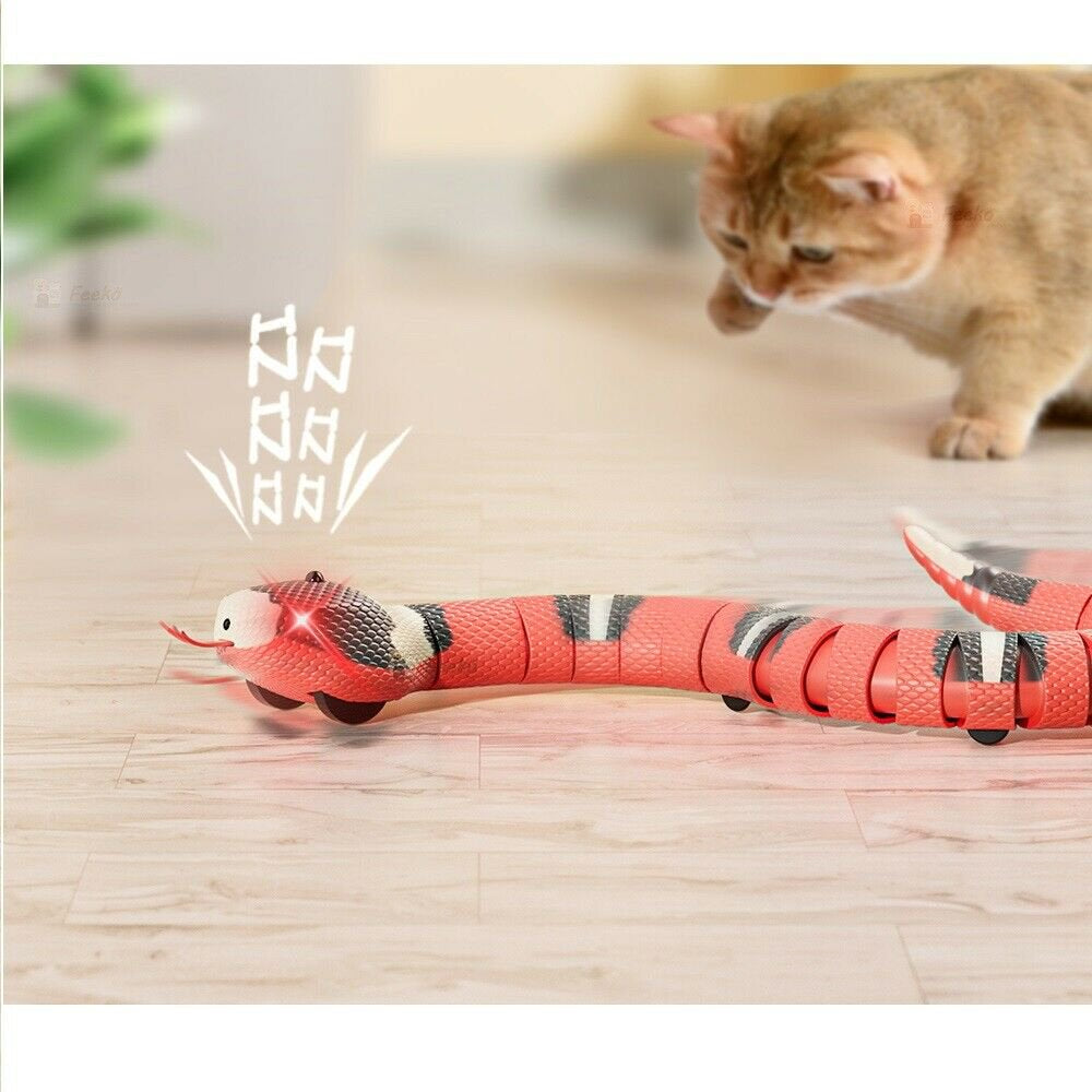 Jahyshow Smart Sensing Snake Cat Toys Electron Interactive Toys for Cats Dog USB Charging Animals & Pet Supplies > Pet Supplies > Cat Supplies > Cat Toys JahyShow   