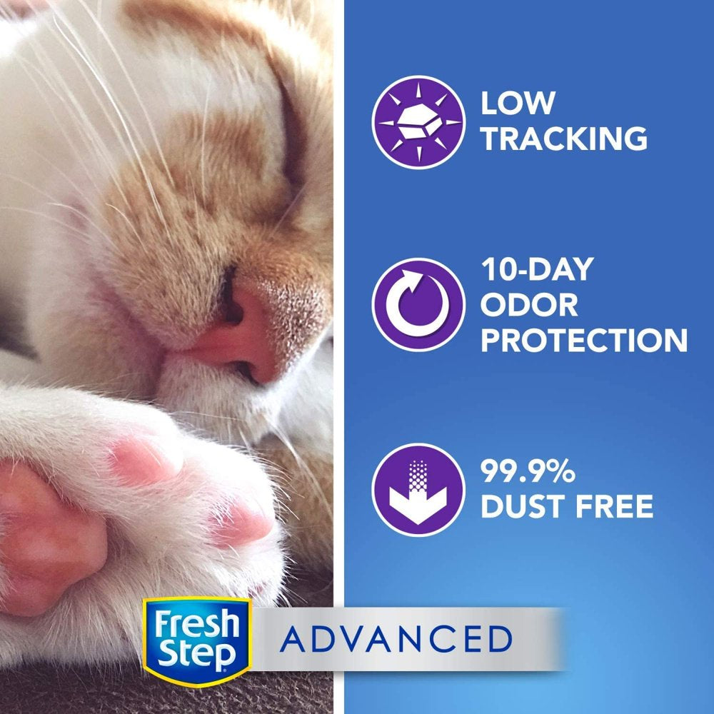 Fresh Step Advanced Clumping Cat Litter Advanced Clean Paws 37 Lb Animals & Pet Supplies > Pet Supplies > Cat Supplies > Cat Litter Fresh Step   