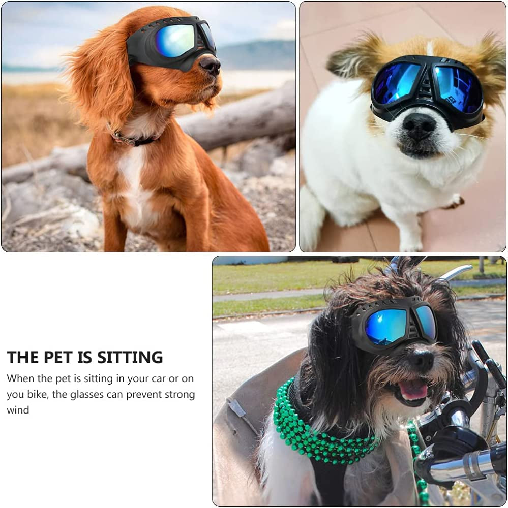 Balacoo Dog Goggles Eye Wear Protection Waterproof Pet Sunglasses for Dogs Cats Animals & Pet Supplies > Pet Supplies > Dog Supplies > Dog Apparel Balacoo   