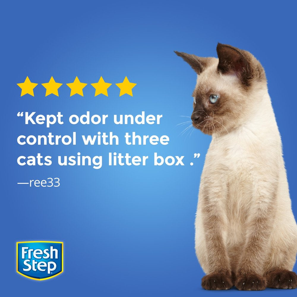 Fresh Step Clean Paws Multi-Cat Scented Litter with the Power of Febreze, Clumping Cat Litter, 18 Lbs Animals & Pet Supplies > Pet Supplies > Cat Supplies > Cat Litter The Clorox Company   