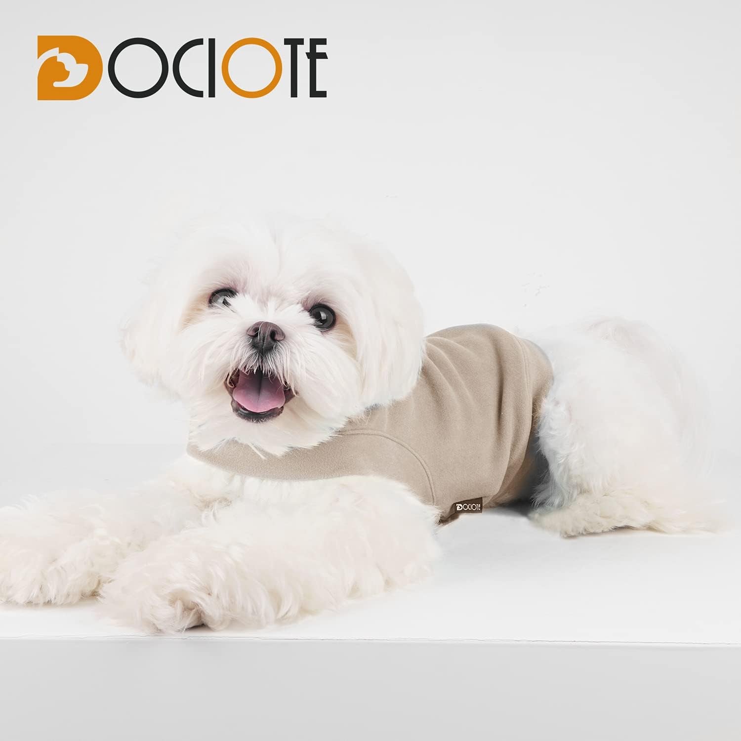 Soft Fleece Dog Sweatshirt - Warm Dog Sweaters for Small Medium Dogs Cats Cold Weather - Cat Sweater Pullover Stretchy Hoodie Easy on - Comfortable Dog Winter Clothes Pet Sweaters Vest for Doggie Animals & Pet Supplies > Pet Supplies > Dog Supplies > Dog Apparel Dociote   