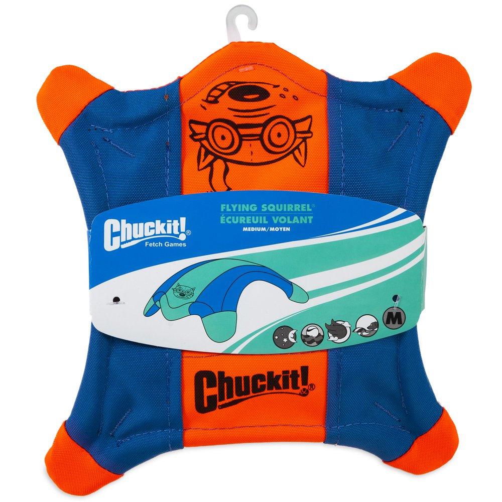 Chuckit! Flying Squirrel Spinning Dog Toy, Medium Animals & Pet Supplies > Pet Supplies > Dog Supplies > Dog Toys Doskocil Manufacturing Co Inc M  