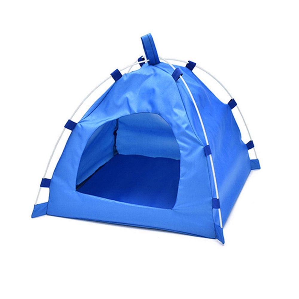 Oxford Portable Folding Pet Tent House Dog Cat Playing Bed Mat Waterproof Kennel Bed for Small Medium Dogs;Oxford Folding Pet Tent House Dog Cat Playing Mat Waterproof Kennel Bed Animals & Pet Supplies > Pet Supplies > Dog Supplies > Dog Houses GadgetVLot   