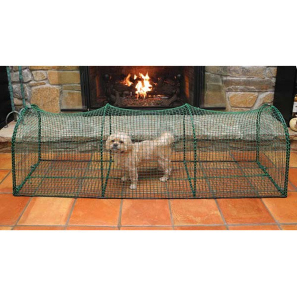 Kittywalk, Deck and Patio, Outdoor Cat Enclosure, Green, 72-In Animals & Pet Supplies > Pet Supplies > Dog Supplies > Dog Kennels & Runs Kittywalk   