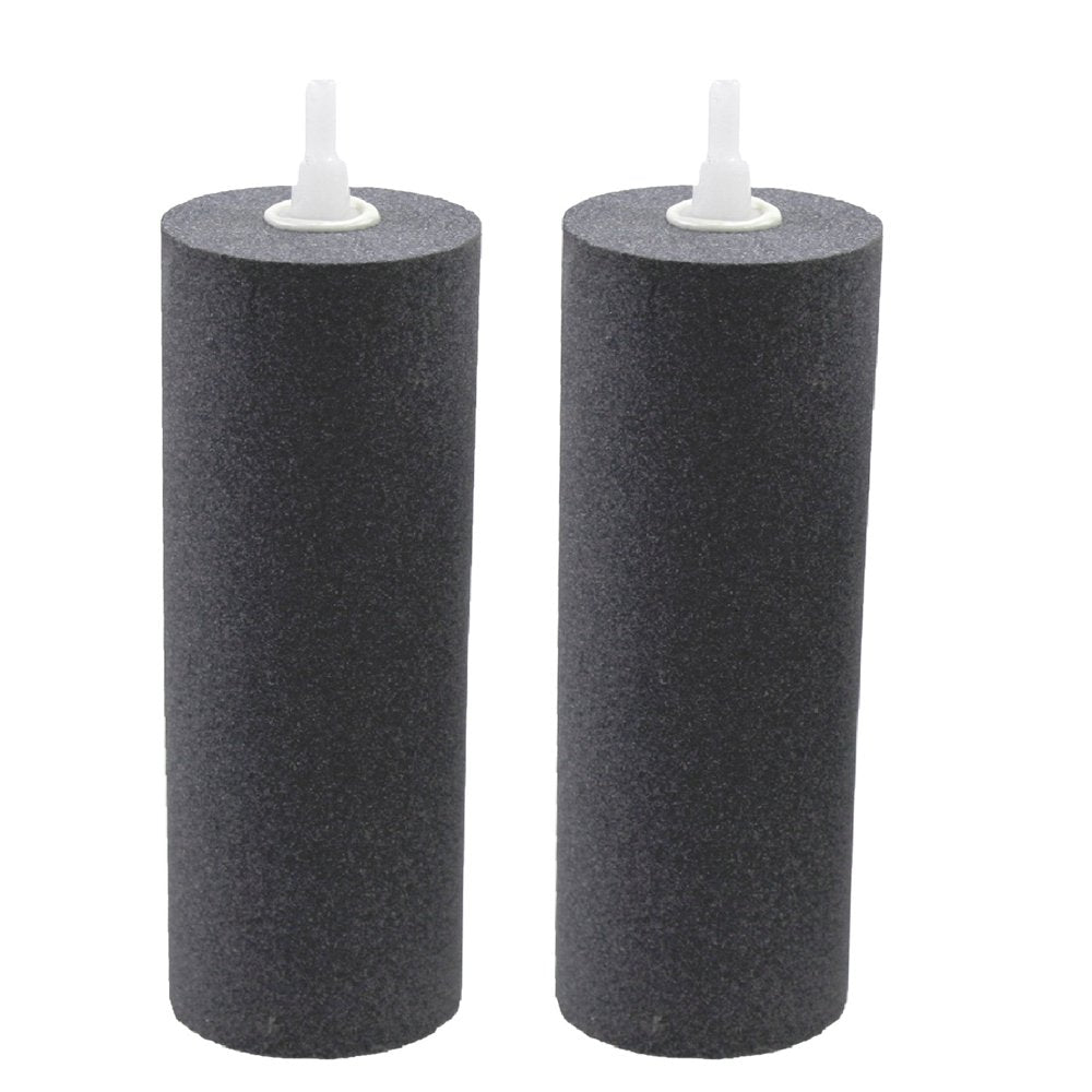 AQUANEAT 2 Pack Large Grey Air Stone, Aerator Bubble Diffuser, Air Pump Accessories