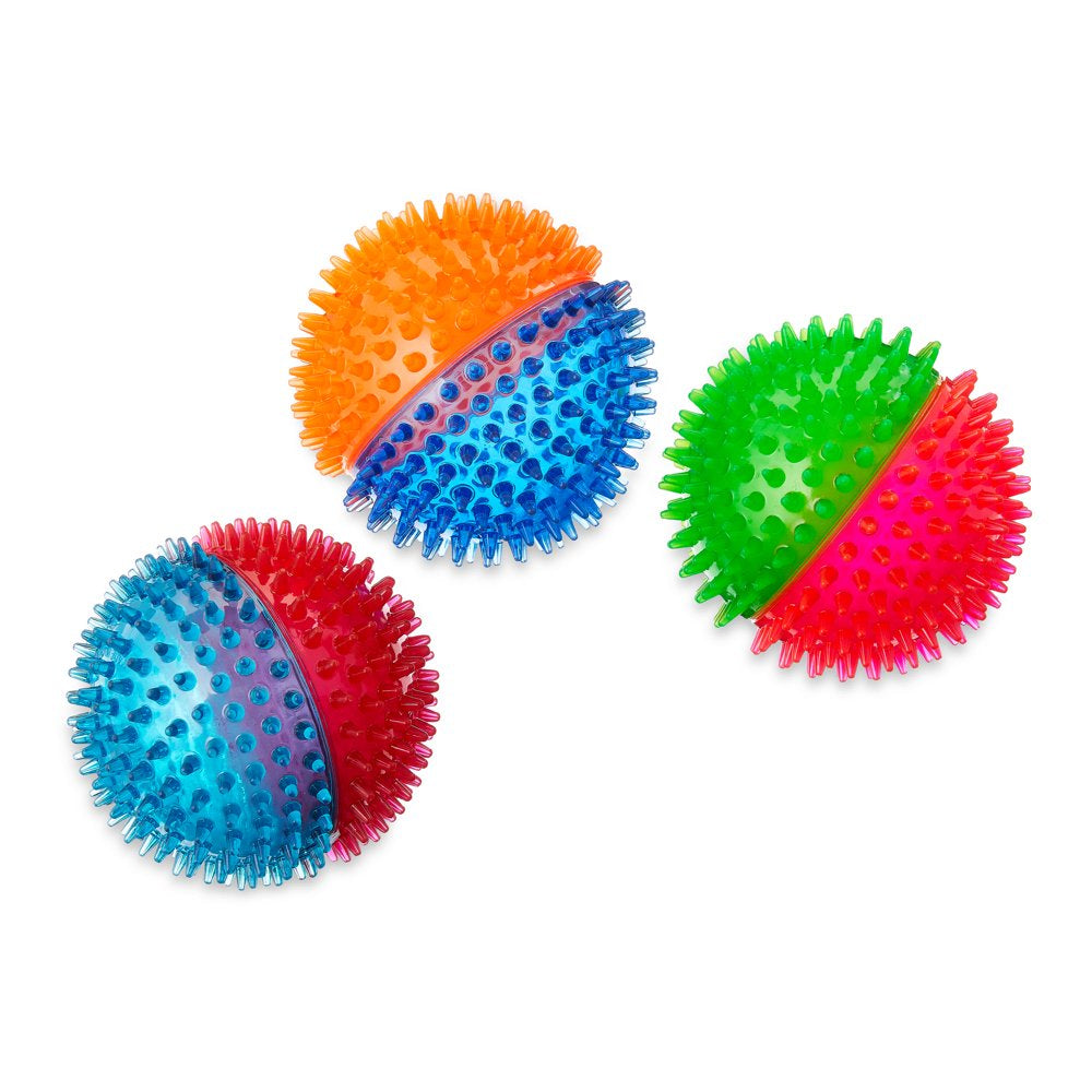 Vibrant Life Fetch Buddy Spiky Ball Dog Toy, Color May Vary, Chew Level 3 Animals & Pet Supplies > Pet Supplies > Dog Supplies > Dog Toys Wal-Mart Stores, Inc. Chew Level 2  