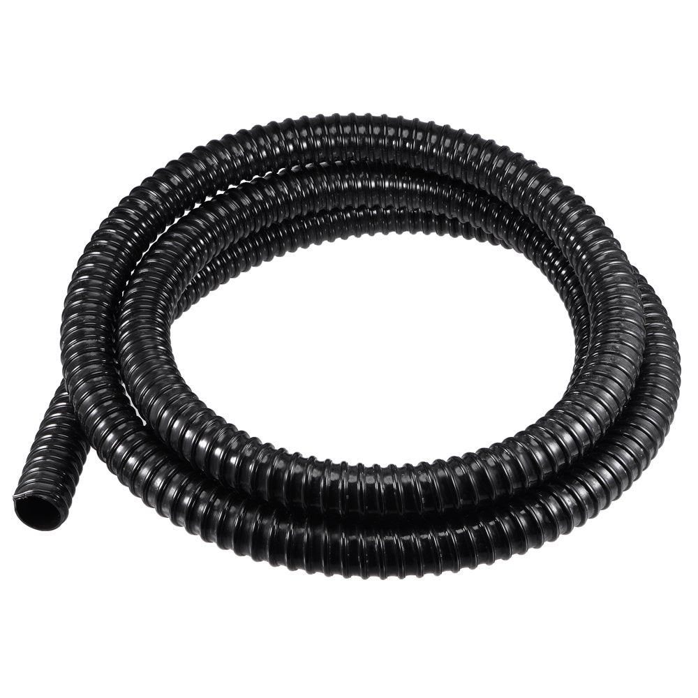 Uxcell 32Mm ID Corrugated Pond Tubing Black PVC Tube Aquarium Hose, 10Ft Animals & Pet Supplies > Pet Supplies > Fish Supplies > Aquarium & Pond Tubing Uxcell   