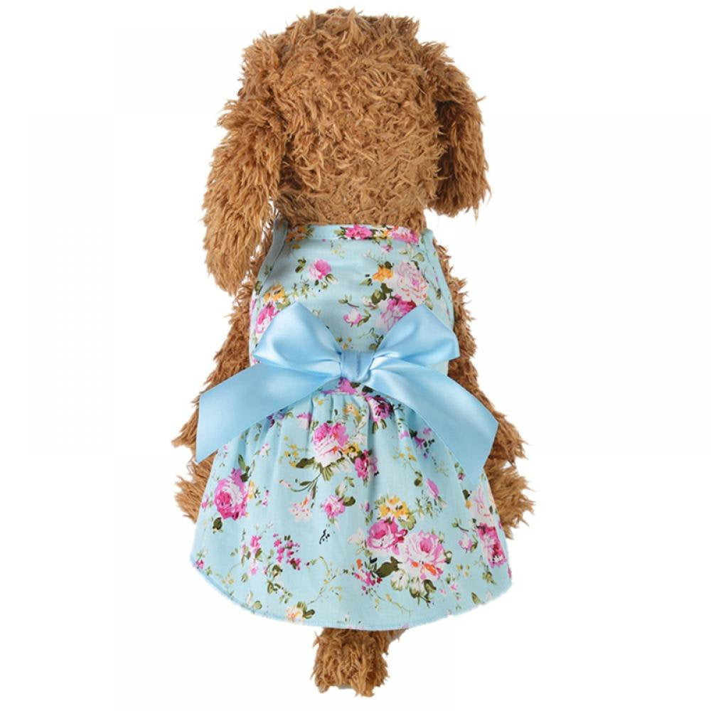 Forzero Puppy Face Dog Dress Summer Pet Tutu for Small or Medium Dogs Puppy Clothes Girl Dog Princess Skirt Outfits Cat Lace Apparel Animals & Pet Supplies > Pet Supplies > Dog Supplies > Dog Apparel Forzero   