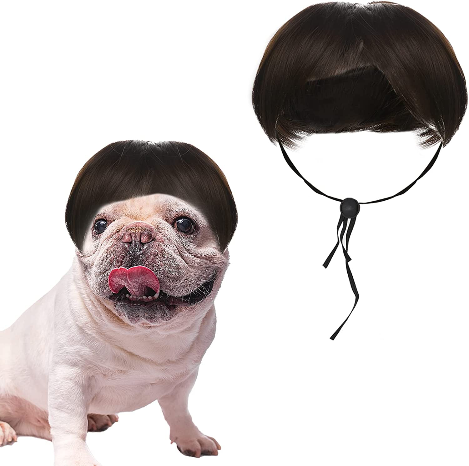 Dog Wig Dog Costume, Funny Dog Cat Cosplay Wig, Dog Costumes Wig for Small Medium and Large Dogs, Hair Wig Dog Dress Up, Dogs Pet Decorations Animals & Pet Supplies > Pet Supplies > Dog Supplies > Dog Apparel Vin Beauty   