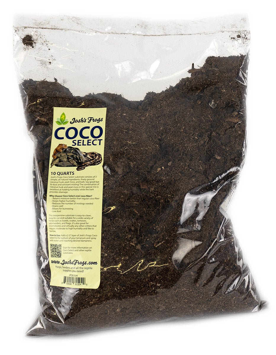 Josh'S Frogs Coco Select Terrarium Substrate (10 Quarts) Animals & Pet Supplies > Pet Supplies > Fish Supplies > Aquarium Gravel & Substrates Josh's Frogs   