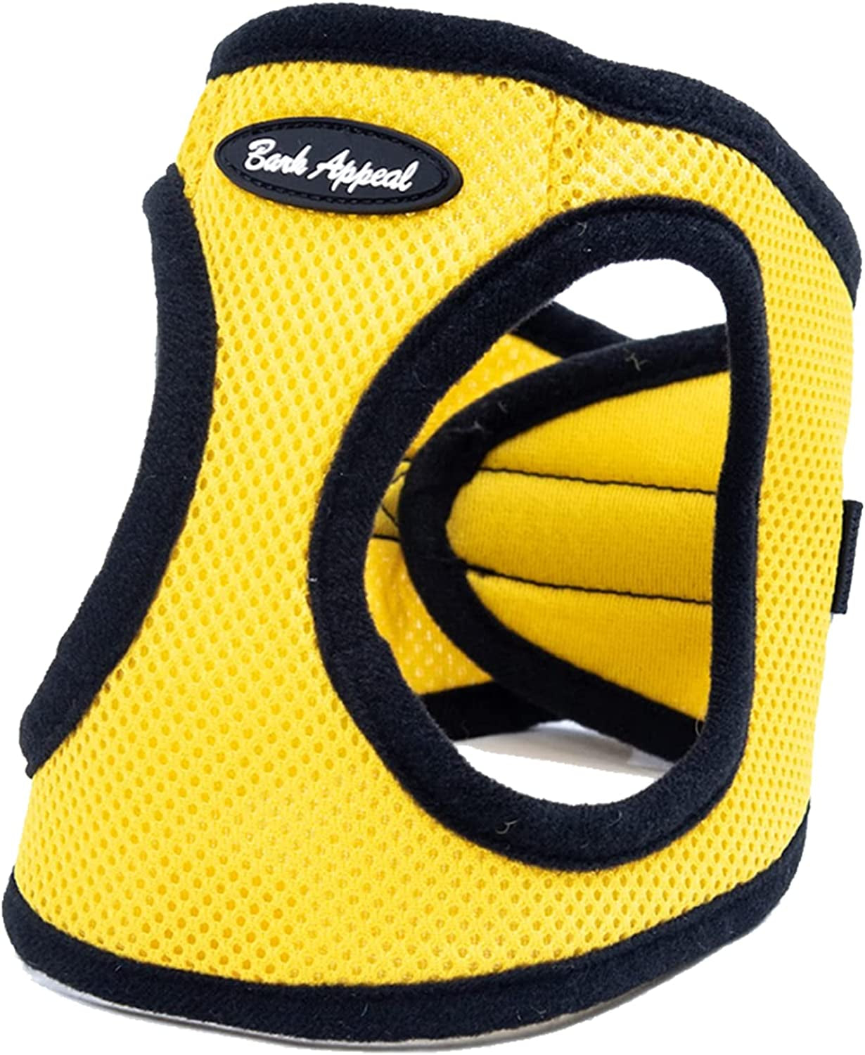 Bark Appeal Step-In Dog Harness, Mesh Step in Dog Vest Harness for Small & Medium Dogs, Non-Choking with Adjustable Heavy-Duty Buckle for Safe, Secure Fit – (Small, Pink) Animals & Pet Supplies > Pet Supplies > Dog Supplies > Dog Apparel Bark Appeal Yellow Small 