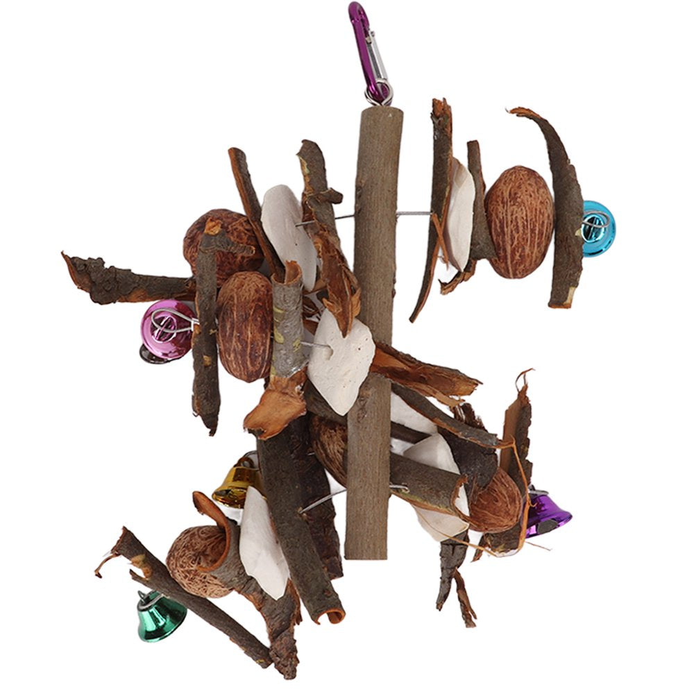 Bird Chewing Toy, Nuts Cuttlebone Free Parrots Bite Toy for Cockatiels for Parakeets Animals & Pet Supplies > Pet Supplies > Bird Supplies > Bird Toys WL   