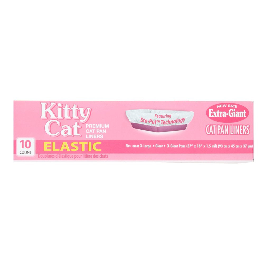 Alfapet, Kitty Cat Elastic Litter Box Liners, 10 Count Animals & Pet Supplies > Pet Supplies > Cat Supplies > Cat Litter Box Liners AlfaPet Inc.   