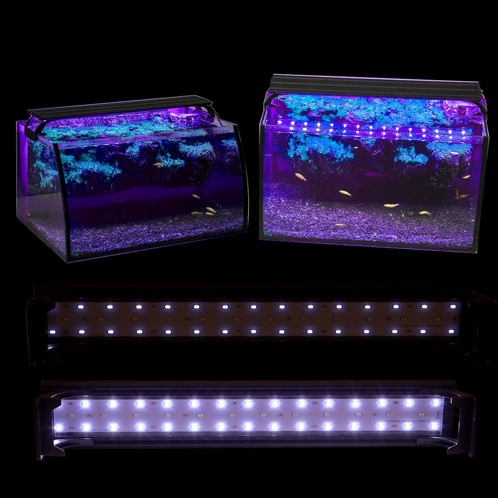 Hygger Colorful LED Aquarium Light Fish Tank Plant Marine Full Spectrum Lamp, 14 Watts Animals & Pet Supplies > Pet Supplies > Fish Supplies > Aquarium Lighting hygger   