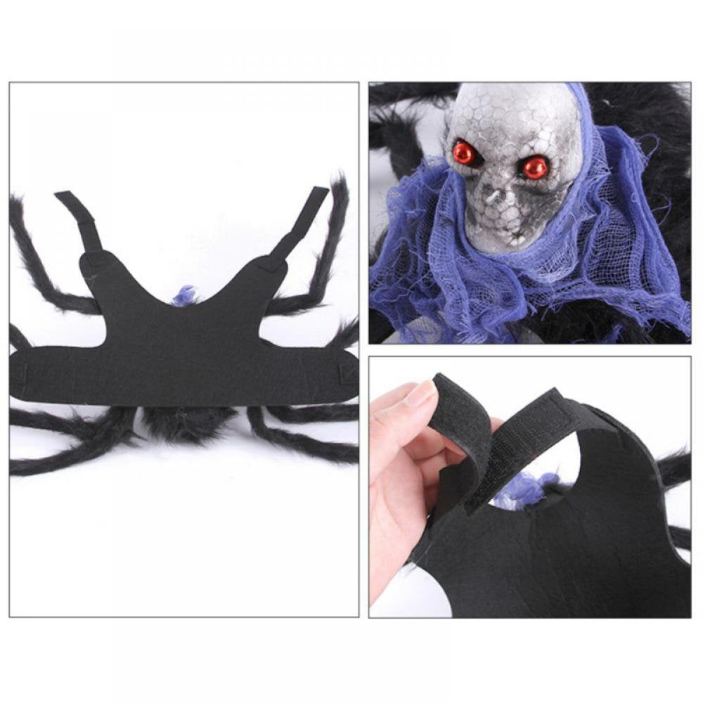 Topumt Halloween Dog Spider Costumes Pet Costume Spider Halloween Pet Cosplay Dog Costumes Apparel for Small Medium Large Dogs Outfit Animals & Pet Supplies > Pet Supplies > Dog Supplies > Dog Apparel Topumt   
