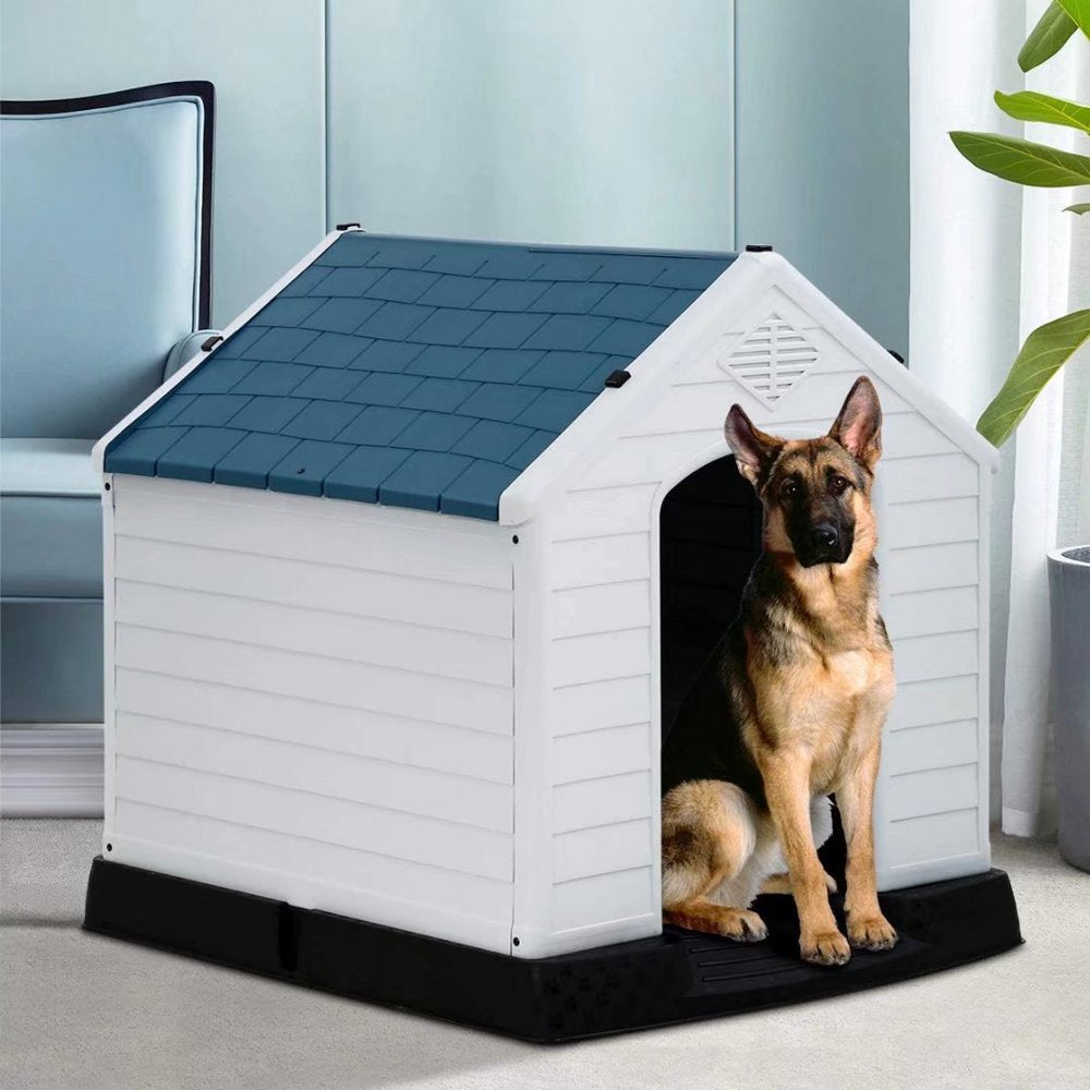 Dkeli Pet House for Small Dogs, Small, Plastic, Waterproof, 28" Animals & Pet Supplies > Pet Supplies > Dog Supplies > Dog Houses Dkeli 34"  