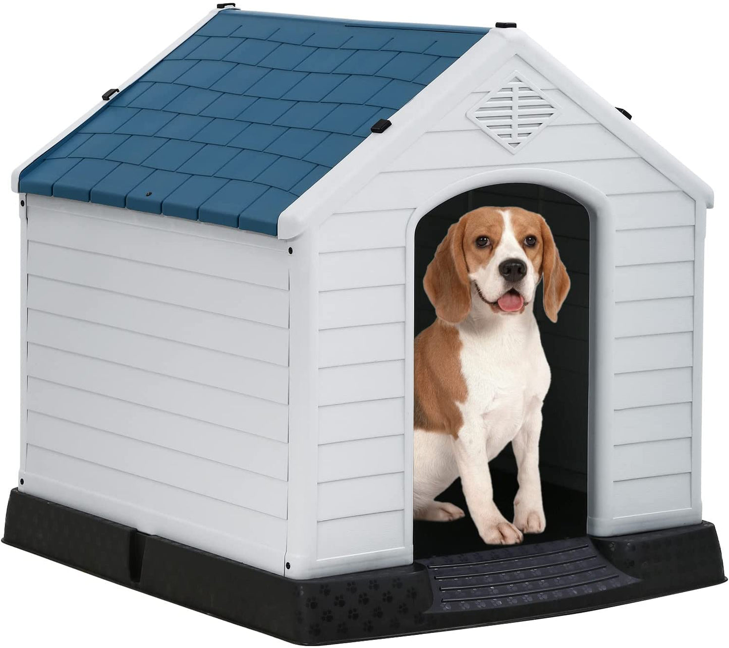 Bestpet Dog House Pet Kennel with Air Vents, Indoor & Outdoor