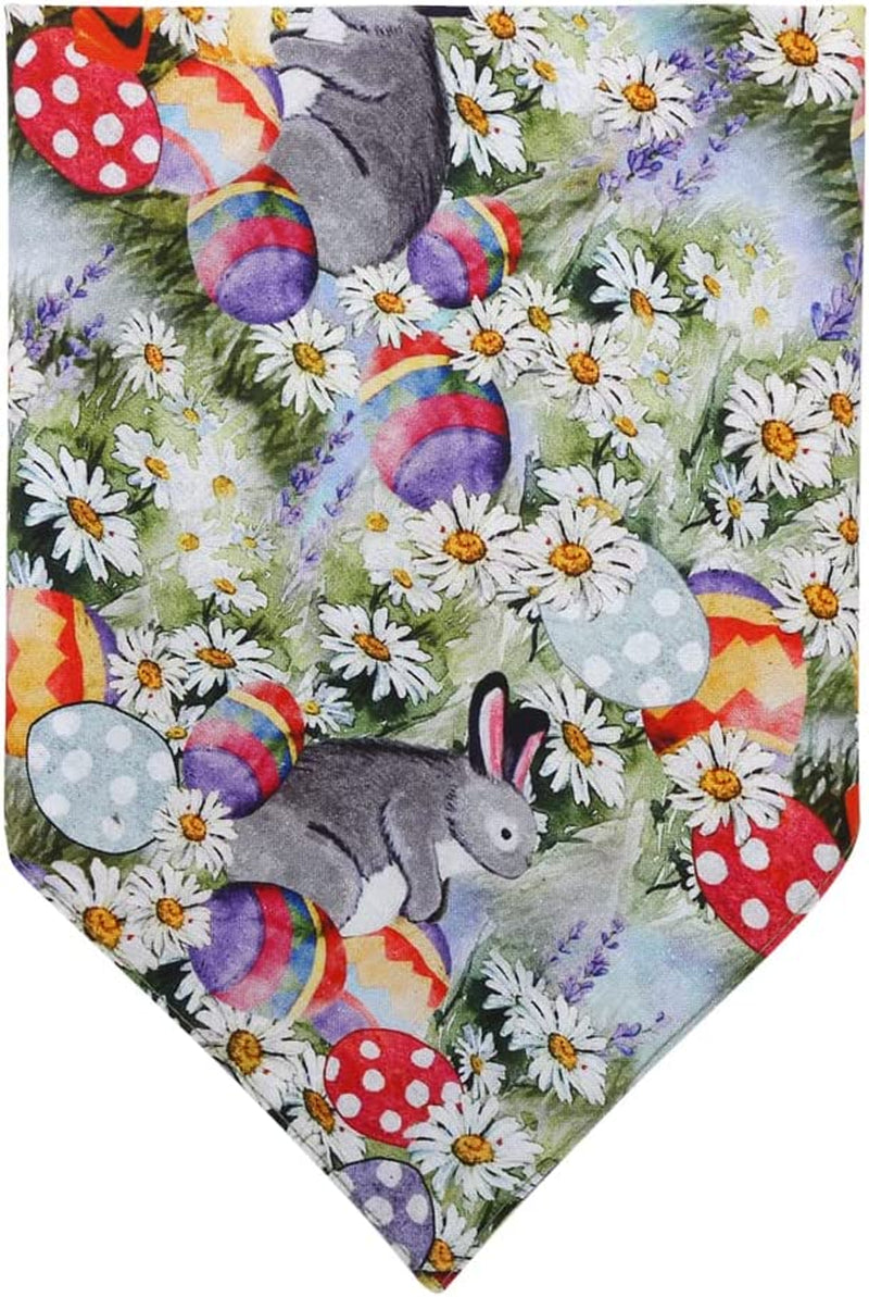 Easter Dog Bandana Reversible Triangle Bibs Scarf Accessories for Dogs Cats Pets Animals & Pet Supplies > Pet Supplies > Dog Supplies > Dog Apparel KZHAREEN   