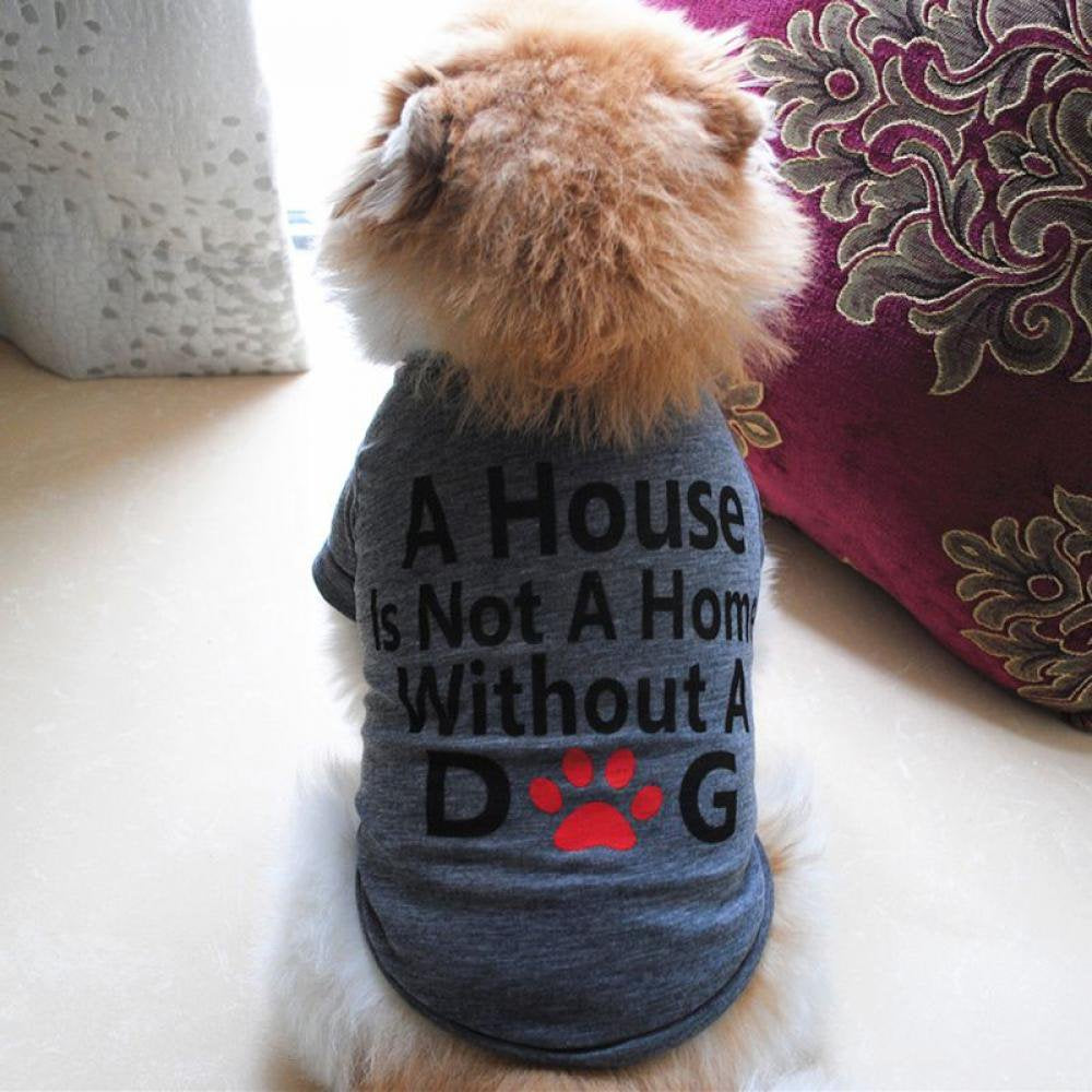 Sale Promotion!Pet Puppy Summer Vest Small Dog Cat Dogs Clothing Cotton T Shirt Apparel Clothes Dog Shirt Pet Clothing Red L Animals & Pet Supplies > Pet Supplies > Cat Supplies > Cat Apparel Popvcly   