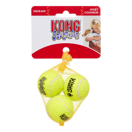 KONG Airdog Squeaker Ball Dog Toy, X-Small, 3 Count Animals & Pet Supplies > Pet Supplies > Dog Supplies > Dog Toys Kong Company XS  