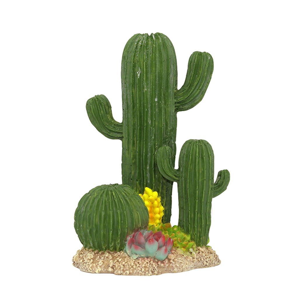 VIEGINE Terrarium Cactus Plants Habitat Decoration for Reptiles and Amphibians Artificial Landscaping Accessories for Fish Tank Animals & Pet Supplies > Pet Supplies > Small Animal Supplies > Small Animal Habitat Accessories VIEGINE   