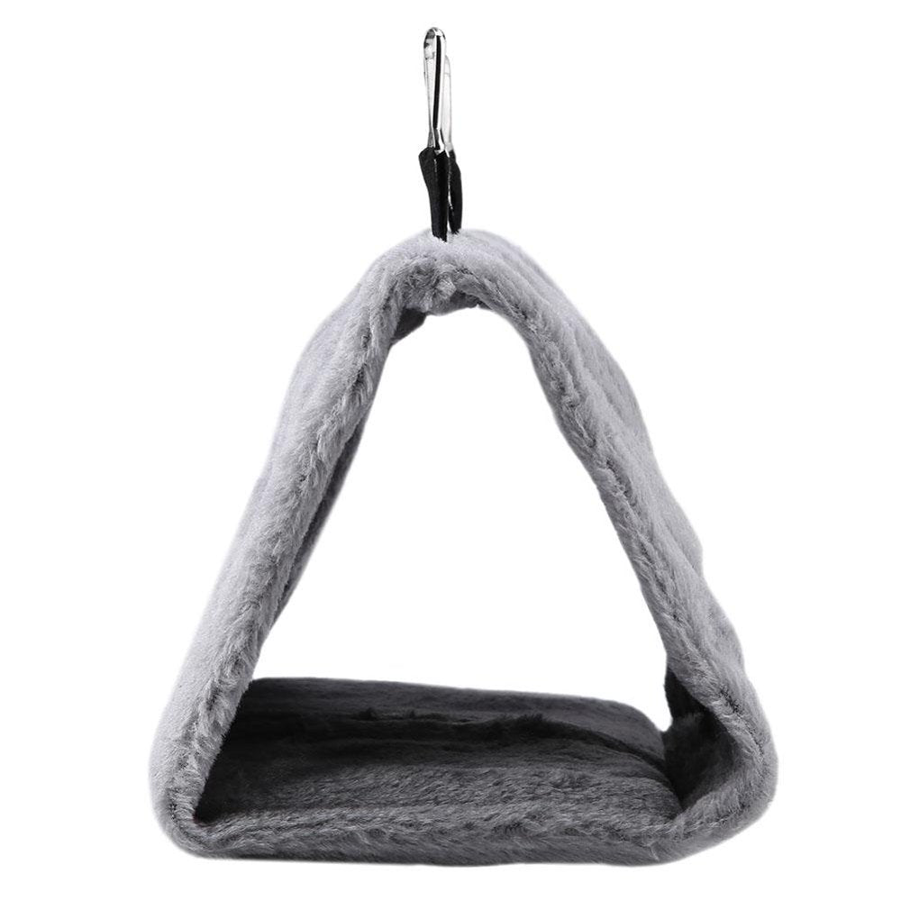 EOTVIA Parrot Plush Hanging Cage,Soft Plush Hammock Hanging Cage Tent for Birds Parrot Winter Warm Bed Pet Toy
