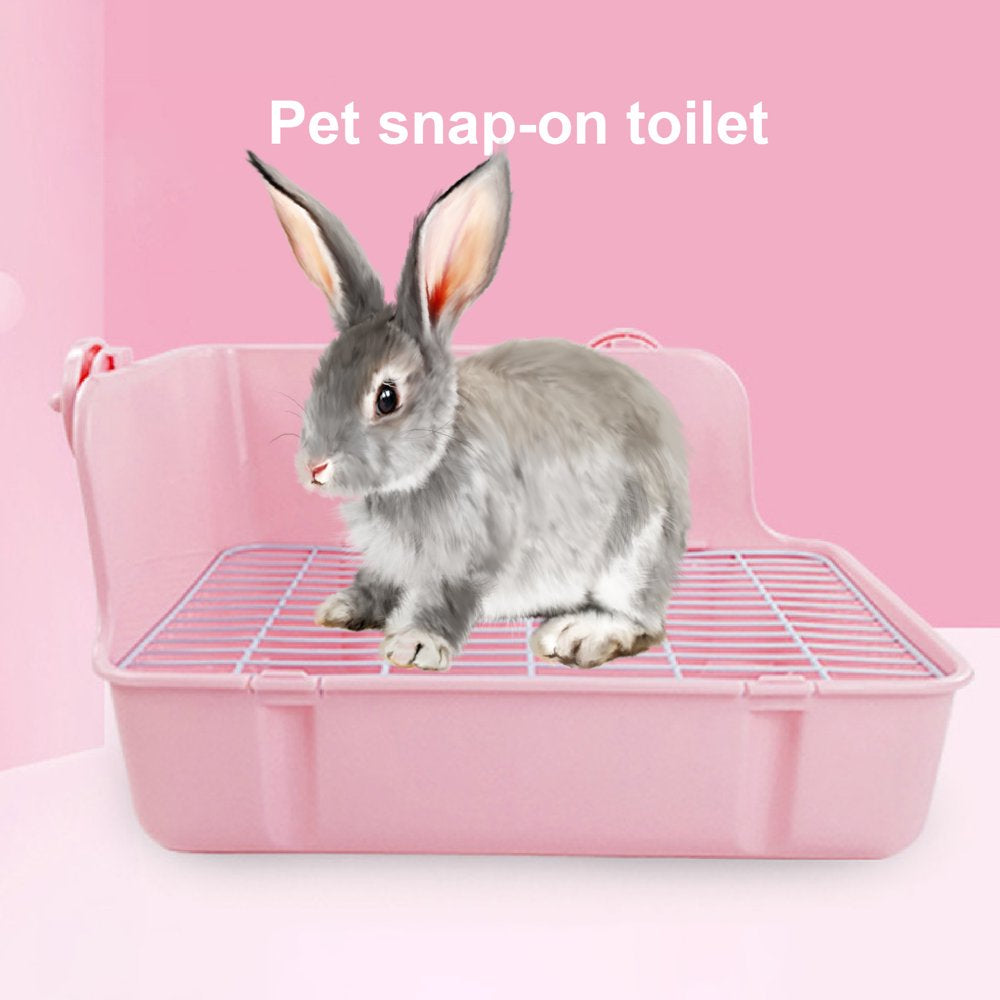 Shangqer Rabbit Litter Box Bite Resistant Stability Compact Small Animals Litter Bedding Toilet Box Guinea Pig Animals & Pet Supplies > Pet Supplies > Small Animal Supplies > Small Animal Bedding Shangqer   