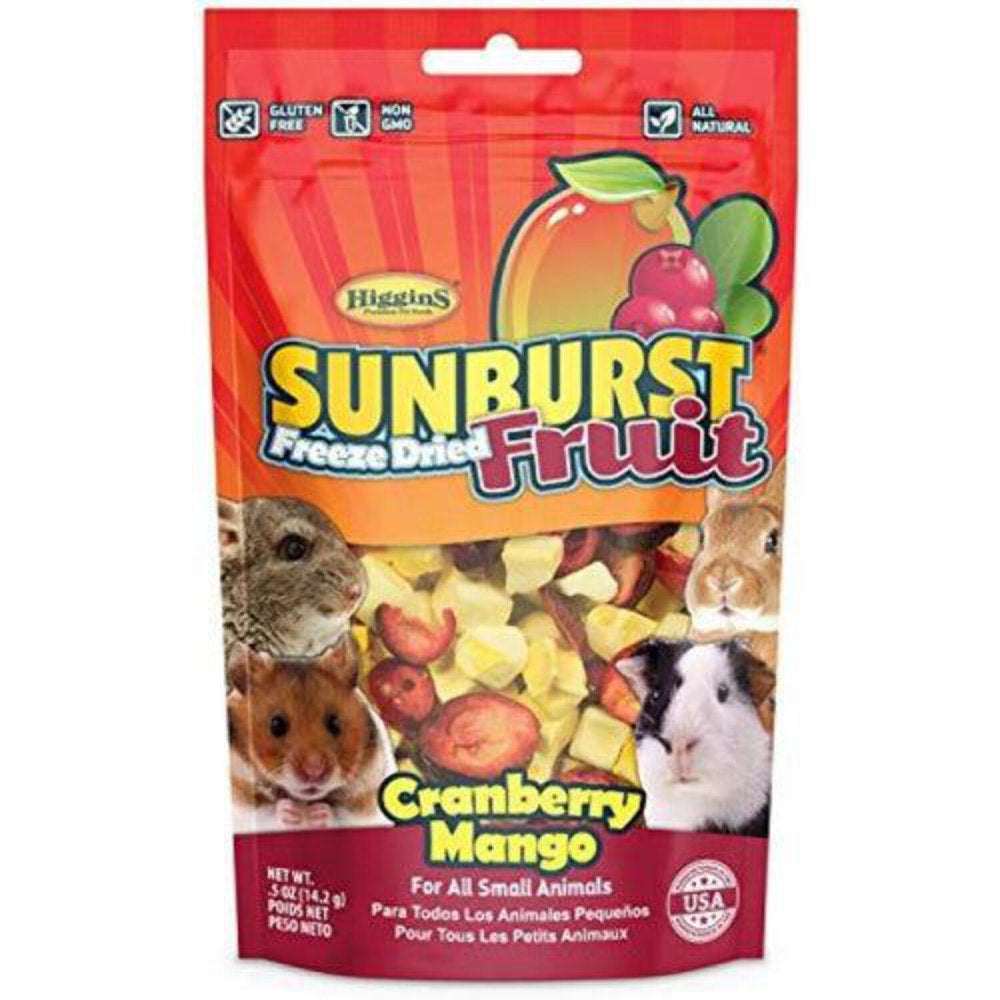Higgins Sunburst Freeze Dried Cranberry Mango Small Animals 0.5Oz Animals & Pet Supplies > Pet Supplies > Small Animal Supplies > Small Animal Treats unknown   
