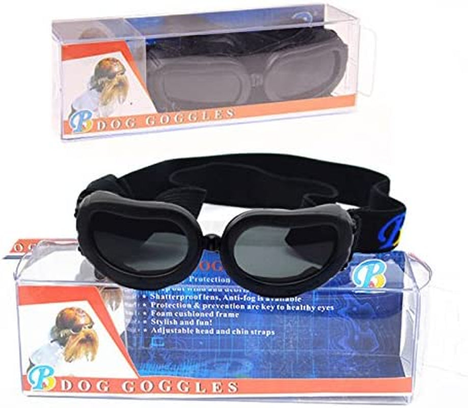 IN HAND Dog Sunglasses, UV Protective Foldable Pet Sunglasses Goggles with Adjustable Strap for Cat or Small Dogs Animals & Pet Supplies > Pet Supplies > Dog Supplies > Dog Apparel IN HAND   