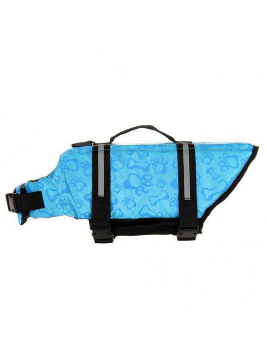 Dog Life Jacket Adjustable Dog Lifevest Swimsuit Safety Vest Apparel Lifesaver Preserver Coat for Small Medium Large Puppy with Handle Reflective for Swimming and Boating Animals & Pet Supplies > Pet Supplies > Dog Supplies > Dog Apparel Topumt XXL Blue 
