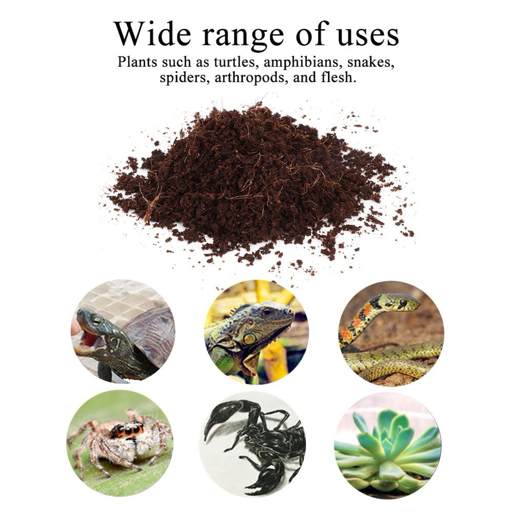 Reptiles Compressed Coconut Fiber Nutritious Soil for Plant Garden Snake Reptile Pets Animals & Pet Supplies > Pet Supplies > Reptile & Amphibian Supplies > Reptile & Amphibian Substrates Spptty   