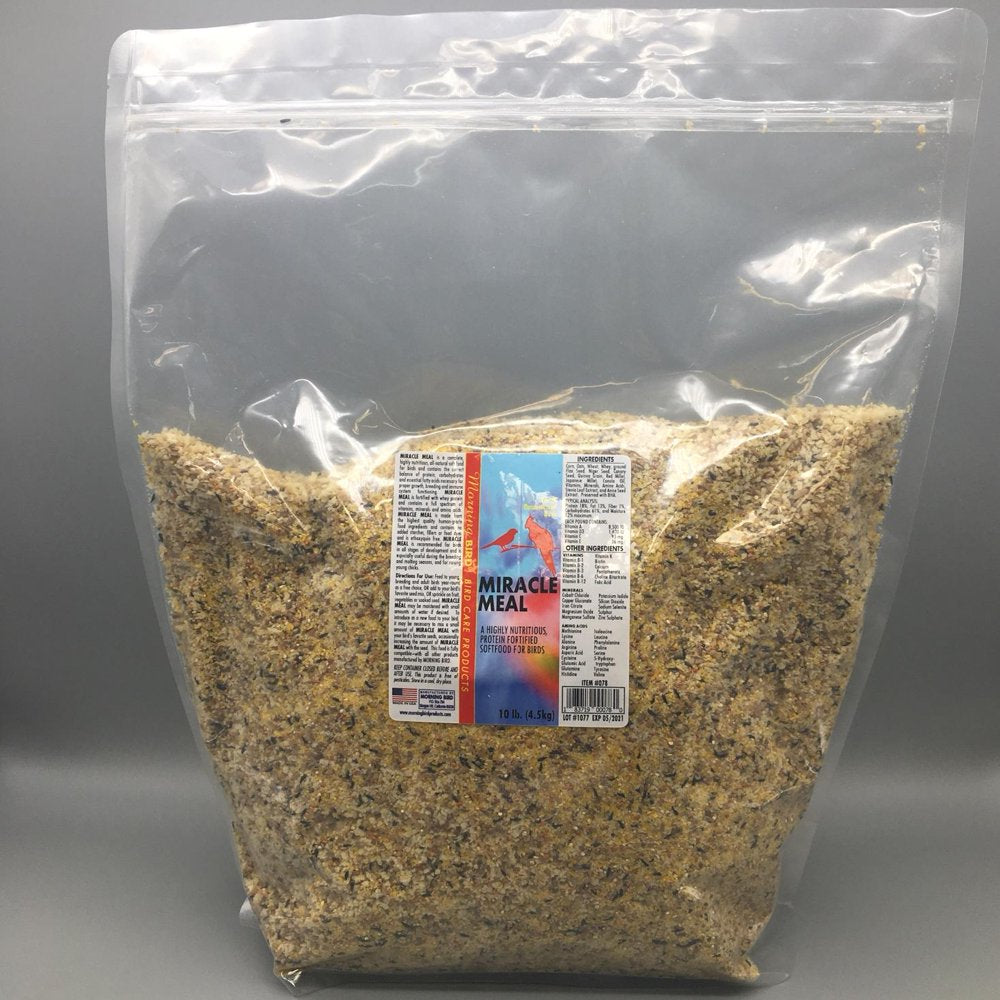 Morning Bird Miracle Meal Domesticated Bird Food Animals & Pet Supplies > Pet Supplies > Bird Supplies > Bird Food Morning Bird Products 9 lbs  