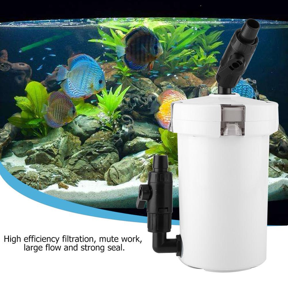 Tebru Aquarium Fish Tank External Canister Filter with Pump Table Mute Filters Bucket, External Canister Filter,Aquarium Filter Animals & Pet Supplies > Pet Supplies > Fish Supplies > Aquarium Filters Tebru   