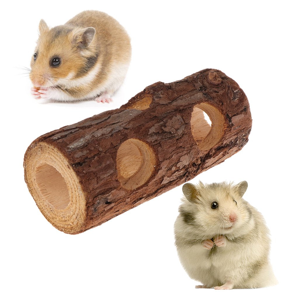 AOOOWER Small Animal Hideout Tube Cage House for Hamster Rat Mice Parrot Habitats Rat Hideaway Chew Cage Toy Animals & Pet Supplies > Pet Supplies > Small Animal Supplies > Small Animal Habitats & Cages AOOOWER   