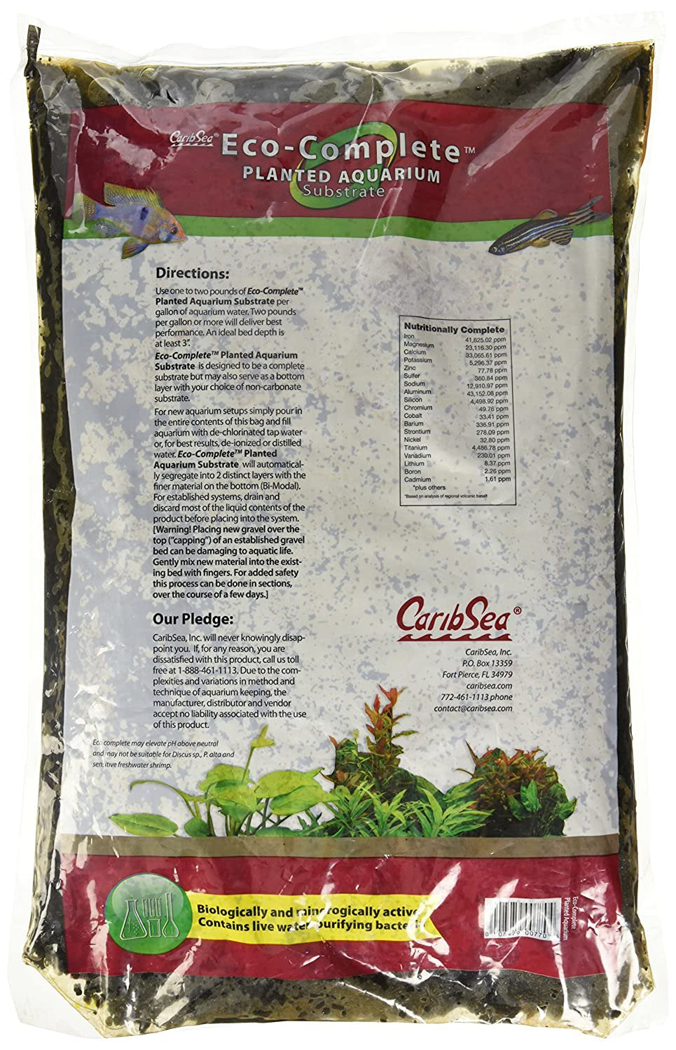 Caribsea Eco-Complete Planted Aquarium Substrate 20 Lbs Animals & Pet Supplies > Pet Supplies > Fish Supplies > Aquarium Gravel & Substrates Caribsea   