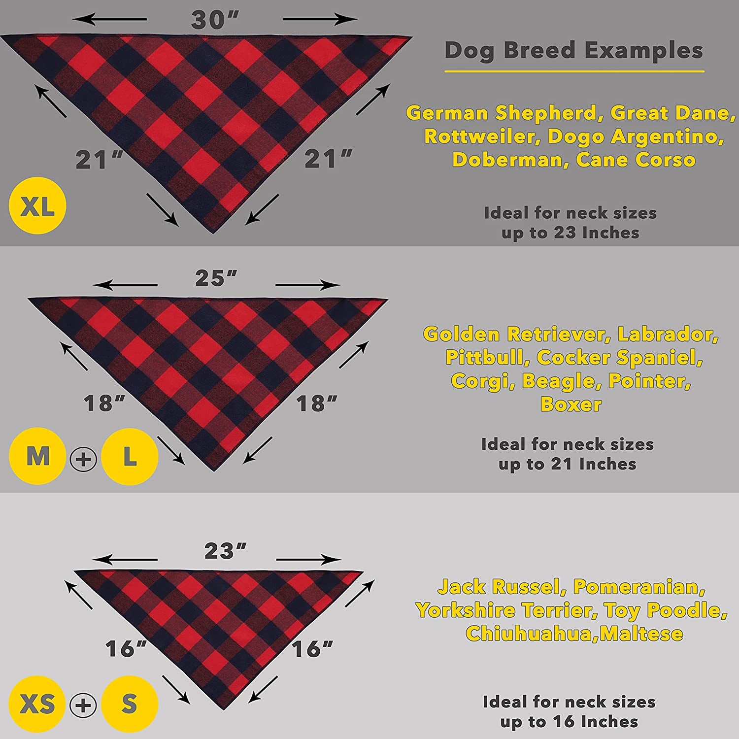 Odi Style Buffalo Plaid Dog Bandana 4 Pack - Cotton Bandanas Handkerchiefs Scarfs Triangle Bibs Accessories for Small Medium Large Dogs Puppies Pets, Black and White, Red, Green, Blue and Navy Blue Animals & Pet Supplies > Pet Supplies > Dog Supplies > Dog Apparel Odi Style   