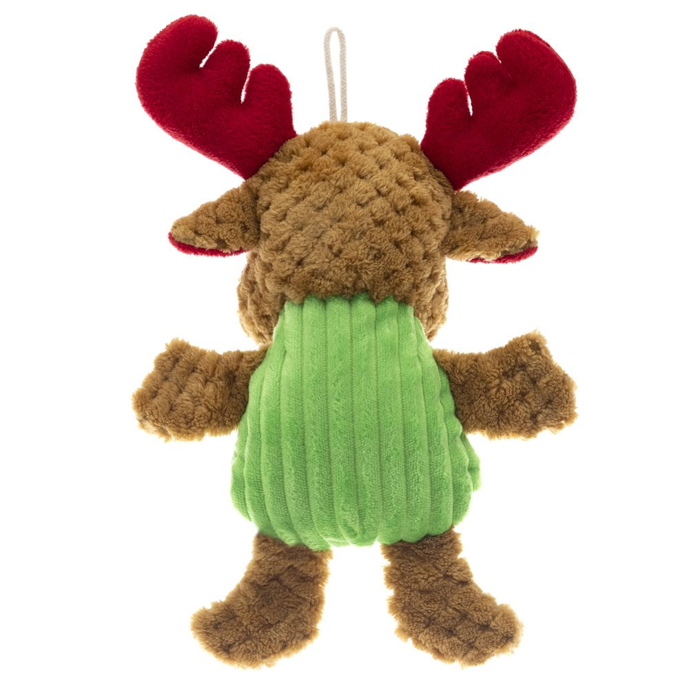 Vibrant Life Holiday 9.5-Inch Stuffed Plush Christmas Winter Reindeer Dog Toy Animals & Pet Supplies > Pet Supplies > Dog Supplies > Dog Toys Dan Dee International   