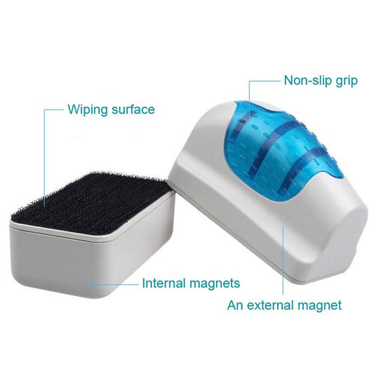 Black Friday Deals 2022! Loopsun Cleaning Supplies Aquarium Magnetic Brush Glass Algae Scraper Cleaner Floating Curve