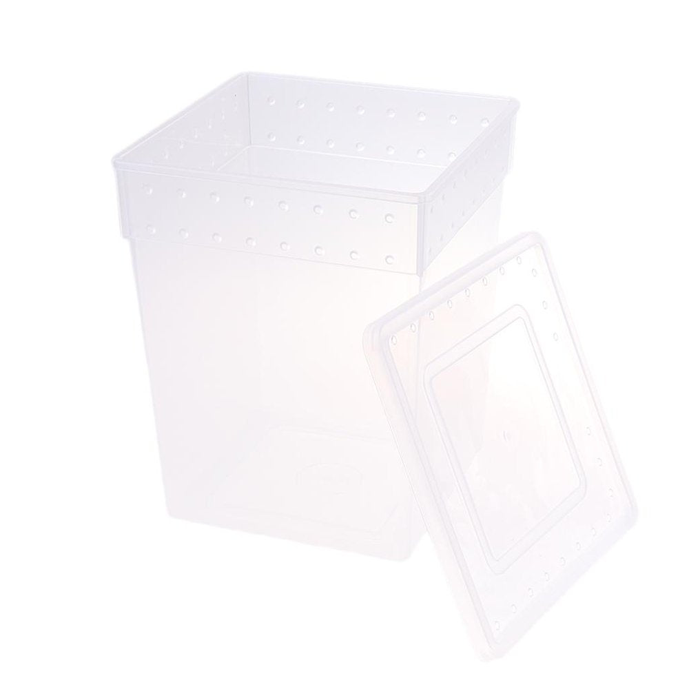 Reptile Breeding Box, Amphibian Feeding Container for Spider Chameleon White Animals & Pet Supplies > Pet Supplies > Reptile & Amphibian Supplies > Reptile & Amphibian Food HOMYL   