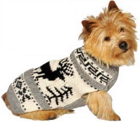 Chilly Dog Reindeer Shawl Dog Sweater, Small Animals & Pet Supplies > Pet Supplies > Dog Supplies > Dog Apparel Chilly Dog   