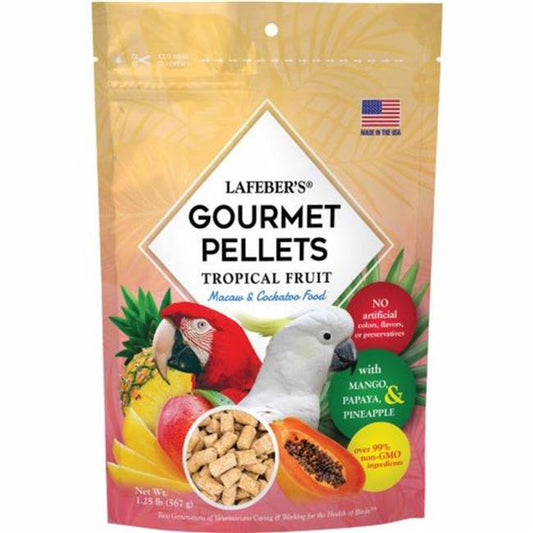 Lafeber 041054726607 1.25 Lbs Tropical Fruit Gourmet Pellets Bird Food for Macaw Animals & Pet Supplies > Pet Supplies > Bird Supplies > Bird Food Lafeber   
