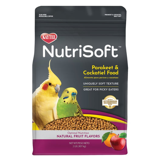 Kaytee Nutrisoft Parakeet and Cockatiel Pet Bird Food 2 Lb Animals & Pet Supplies > Pet Supplies > Bird Supplies > Bird Food Central Garden and Pet   