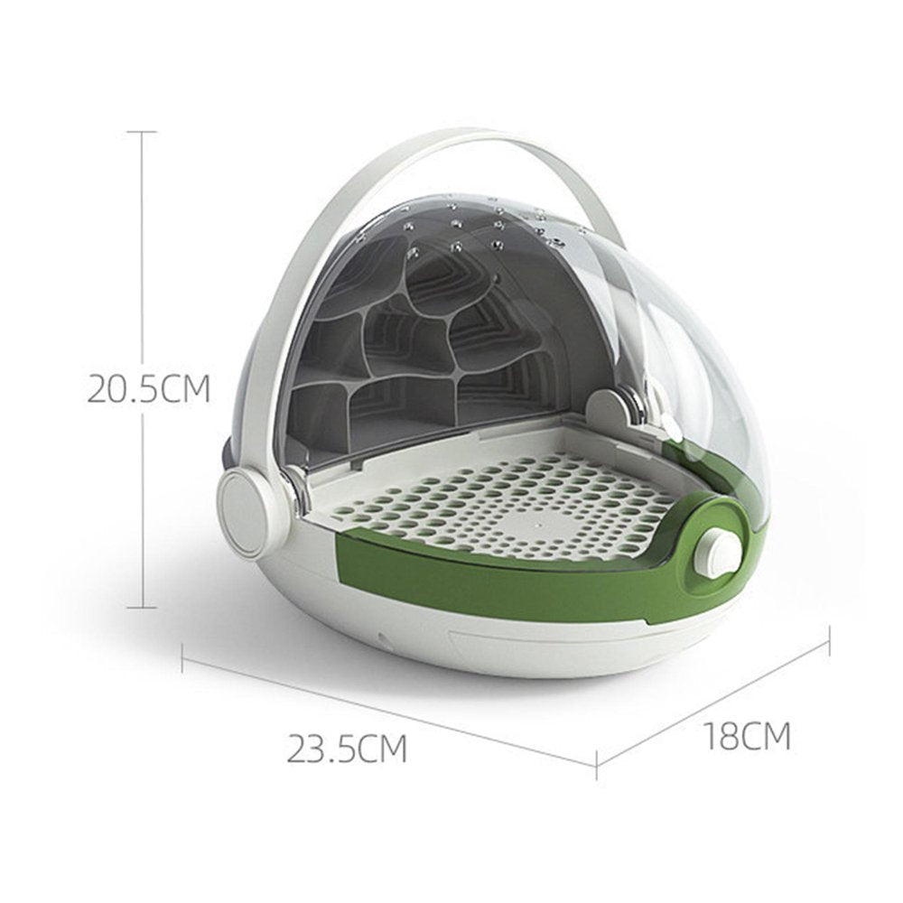 Portable Small Animal Breeding Case Reptile Feeding Box, Animal Habitat Cage for Silkworm Animals & Pet Supplies > Pet Supplies > Small Animal Supplies > Small Animal Habitats & Cages Baoblaze   