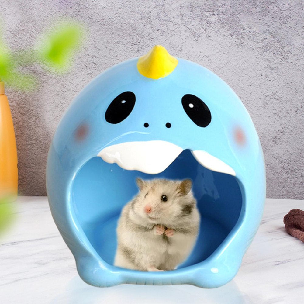 Hamster Houses,Ceramic Hamster Hideout Cool Hamster Cages,Small Hamster House Small Animal Houses Habitats,Hamster Houses and Hideouts Dwarf Hamster Cage,Hamster House for Ceramic Animals & Pet Supplies > Pet Supplies > Small Animal Supplies > Small Animal Habitats & Cages perfk   
