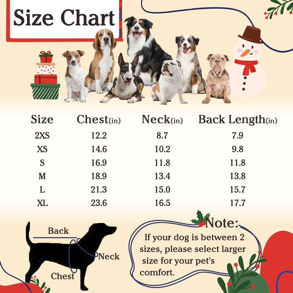 ROZKITCH Dog Pajamas Onesie Bottoming Dog Shirt Coats Dog Apparel Pullover Full Coverage Pajamas Jumpsuit Christmas Style Soft Stretchy Dog Clothes Red Animals & Pet Supplies > Pet Supplies > Dog Supplies > Dog Apparel ROZKITCH   