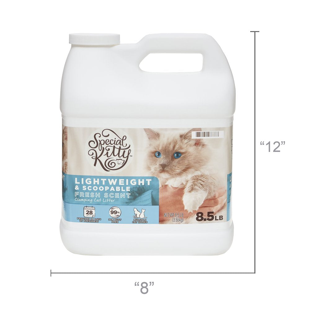 Special Kitty Lightweight & Scoopable Clumping Cat Litter, Fresh Scent, 8.5 Lb Animals & Pet Supplies > Pet Supplies > Cat Supplies > Cat Litter Wal-Mart Stores, Inc.   